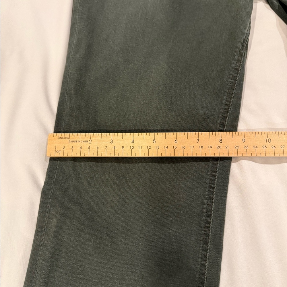 KUT From The Kluth Jeans‎ Women’s 8 Green Raw Hem Flare High Rise Designer Denim - Picture 5 of 11